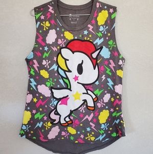 TOKIDOKI Unicorn Muscle Tee Tank Top